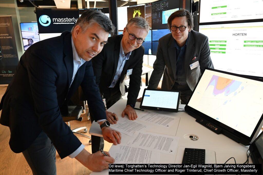 Kongsberg Maritime, promy, podpisanie umowy