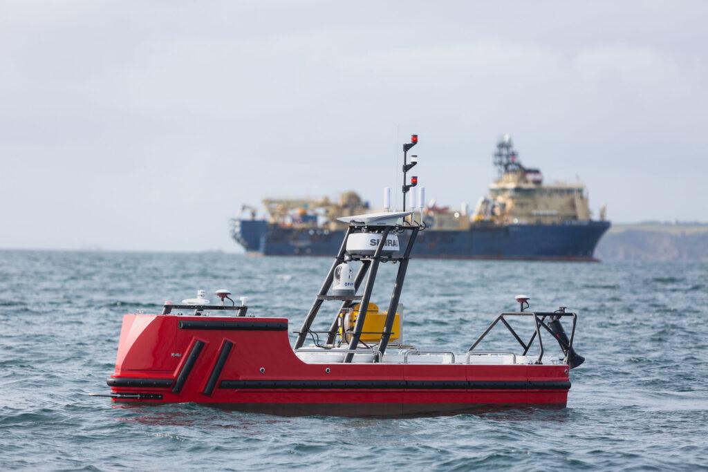 USV with Robosys Automation’s VOYAGER AI Survey control system